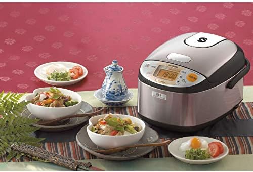 Zojirushi NP-GBC05XT Induction Heating System Rice Cooker and Warmer, 0.54 L, Stainless Dark Brown