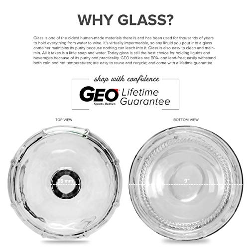 3 Gallon Round Glass Carboy Fits 30mm Cork Finish or 55mm Push Cap Home Brew (Clear Glass) (BT3GG)