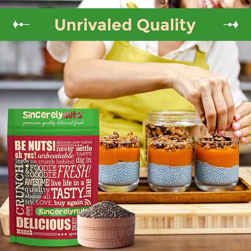 Sincerely Nuts Brown Flax Seed- (3 LB) Vegan, Kosher & Gluten-Free Food-Fiber-Rich Addition to Baked Goods, Salads & More-Plant-Powered Essential Fatty Acid-Add to Granola, Trail Mix, and Protein