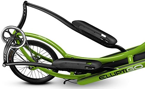 8C Long Stride Outdoor Elliptical Bike - Converts to Indoor Bike | Hybrid Outdoor and Indoor Cardio Trainer Exercise Bikes for Home, Elliptical Bicycle