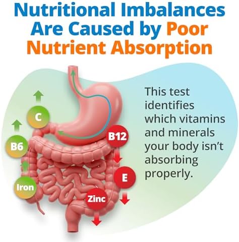 5Strands Nutrition Test, 112 Vitamins, Minerals, Amino Acids Tested, Identify Nutrient Absorption Issues, Holistic At Home Imbalance Testing