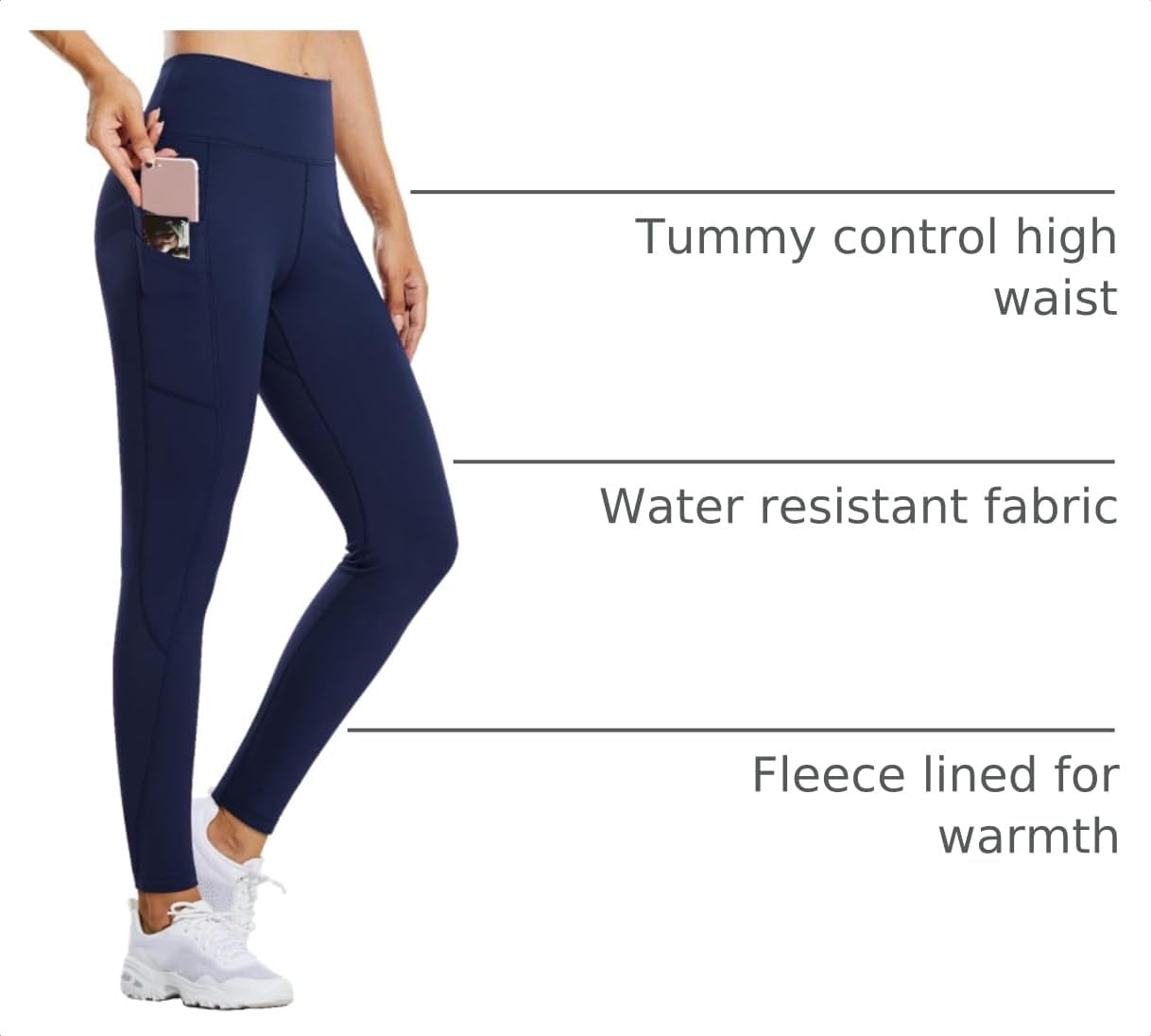 baleaf Women's Fleece Lined Leggings Thermal Warm Winter Tights