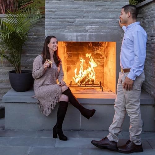 Duraflame Outdoor Firelogs – Crackling Fire Logs for Fire Pits, Camping, Bonfires & Backyard Fires, Easy-Light Firewood Alternative (1 Box)