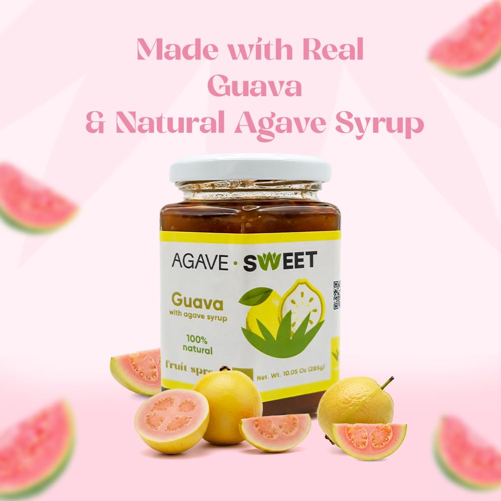 Agave Sweet Mango Fruit Spread with Agave Syrup No Sugar Fruit Spread 10 oz