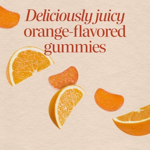 Nature's Way Vitamin C Gummies, 250 mg per Serving, Orange, 120 ct