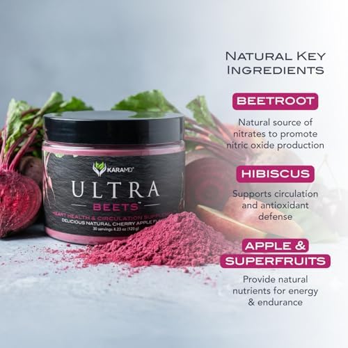 KaraMD UltraBeets, Pure Beetroot Powder Superfood Supplement