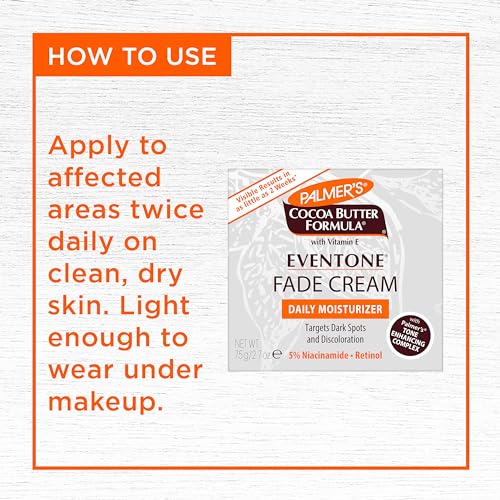 Palmer's Cocoa Butter Formula Eventone Fade Cream for Dark Spots (2.7 Oz)