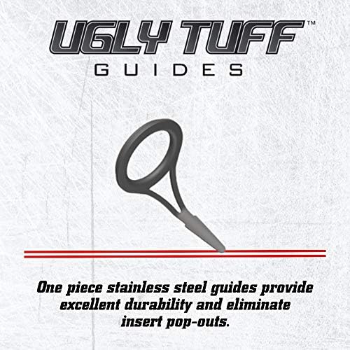 Ugly Stik 7’ Catfish Spinning Fishing Rod and Reel Catfish Combo, Ugly Tech Construction with Clear Tip Design
