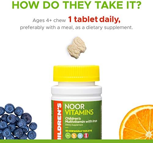 Noor Vitamins Halal Kids Multivitamin Chewable: Essential Vitamins for Immune