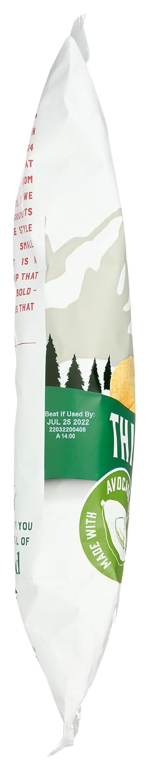 Boulder Canyon Avocado Oil Sea Salt Potato Chips 6 Count, 1.25 OZ