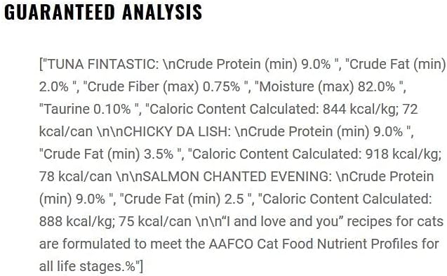 I AND LOVE AND YOU, Cat Food Variety, 3 Ounce, 12 Pack