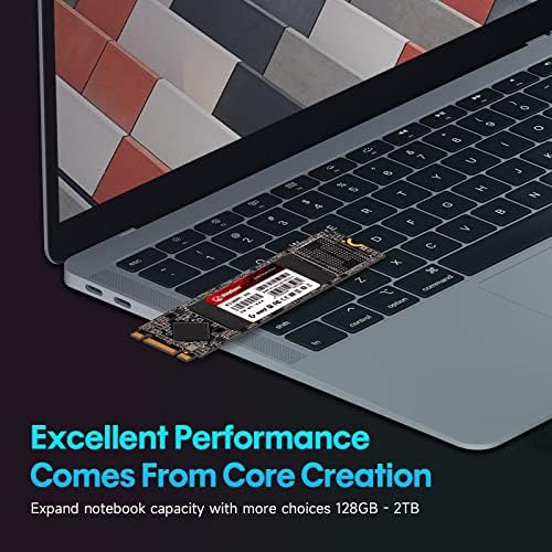 KingSpec 1TB M.2 SATA III 2280 SSD, NOT for NVMe Slots | SATA3 6Gb/s, B+M Key, Up to 550MB/s, Internal Solid State Drives for Laptop / Desktop Upgrades
