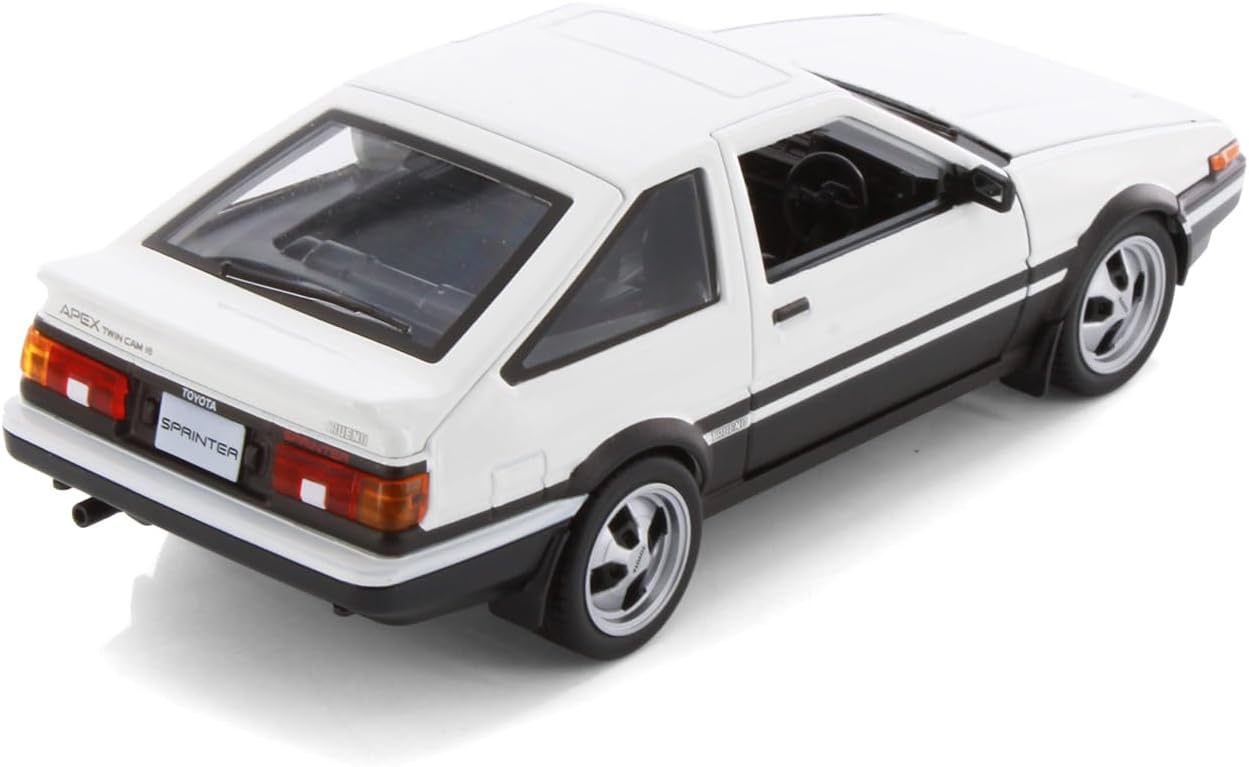 Toyota Sprinter Trueno AE86 37916-1/24 Scale Diecast Model Car (White)
