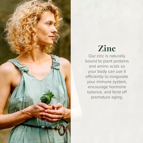 Organic Liquid Zinc Supplements, Liquid Zinc Drops for Immune System(2 Oz)