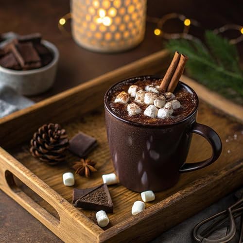 Caffe D'Vita Sugar Free Hot Cocoa Mix, Gluten Free - 10 Oz Can | Hot Chocolate Mix, Low Fat, No Cholesterol, No Hydrogenated Oils or Trans Fat, Kosher, Cocoa Bulk
