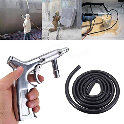 Sand Blaster Gun Kit,Sandblaster Gun for Sandblasting Cabinet Machine Abrasive Blaster with Ceramic Nozzle,Siphon Feed