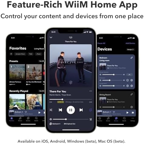 WiiM Pro Music Streamer to Upgrade Stereo with AirPlay 2, Spotify Connect | Upgrade Your Favorite Stereo with Hi-Res Streaming, AirPlay 2