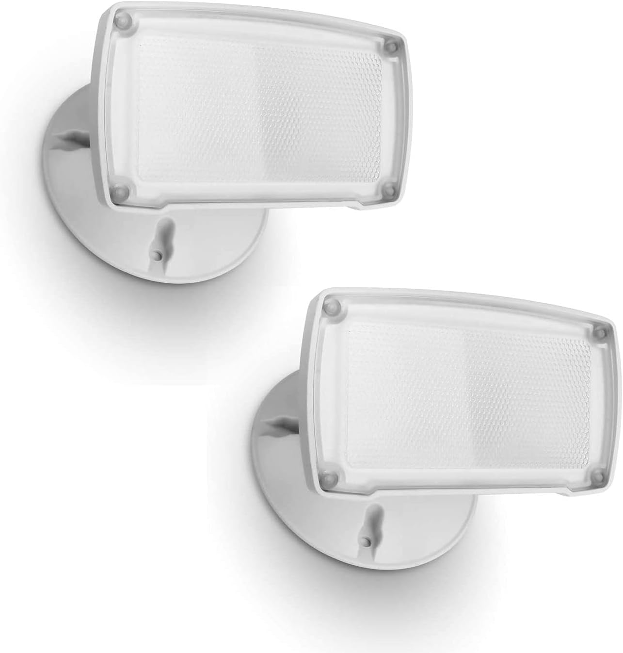 LUTEC 2 Packs 14W LED Flood Light Outdoor, 1300LM 5000K Single-Head Floodlight
