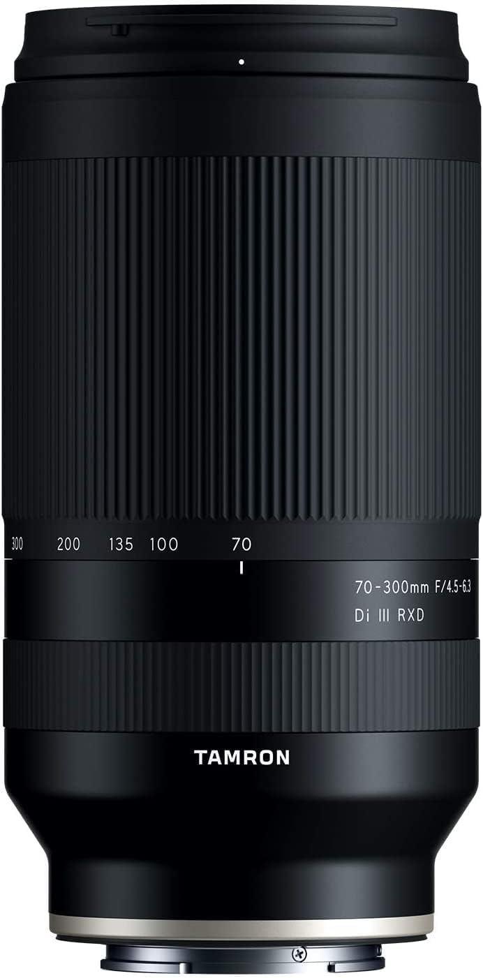 Tamron 70-300mm F/4.5-6.3 Di III RXD for Sony Mirrorless Full Frame/APS-C E-Mount (Tamron 6 Year Limited USA Warranty), Black