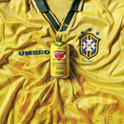 Guaraná Antarctica Zero, The Brazilian Original Guaraná Soda, Zero Sugar, 11.83 fl oz (Pack of 12) - Packaging May Vary