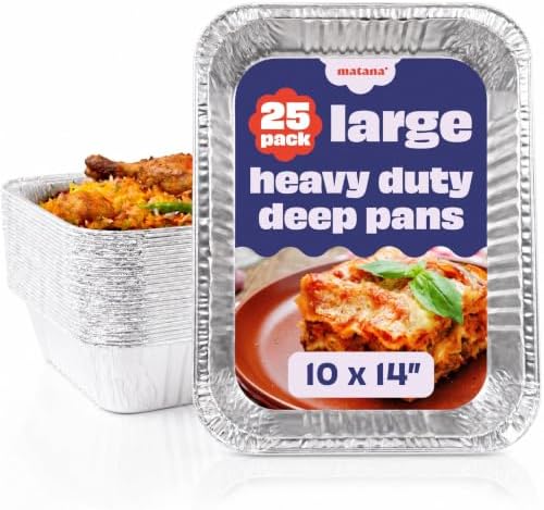 MATANA 40 Pack 9 Inch Round Aluminum Foil Pie Pans with Lids, Pie Tins Disposable for Cinnamon Rolls, Baking Tarts & Cakes, Pie Pan For Cooking