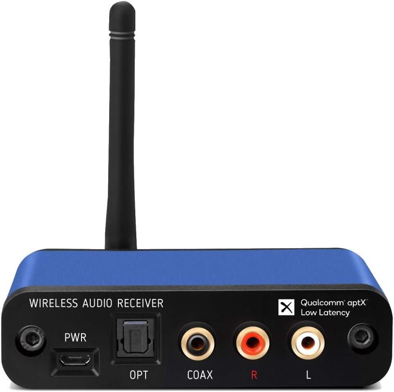 BLT-2 Hi-Fi Bluetooth 5.1 Audio Receiver, aptX HD, AAC, DAC, RCA Optical
