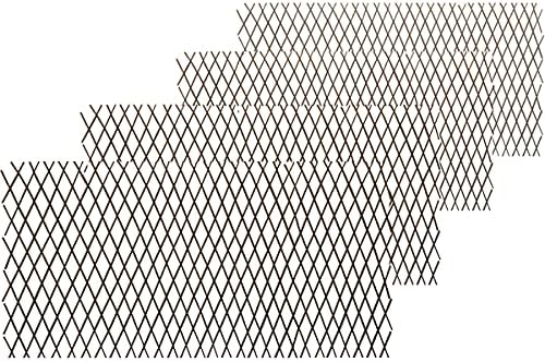 Natural Lattice Willow Trellis Fence for Climbing Plants,Expandable Garden Fence Wall Panel, Outdoor Decorative Wood Fence (1 Pieces)