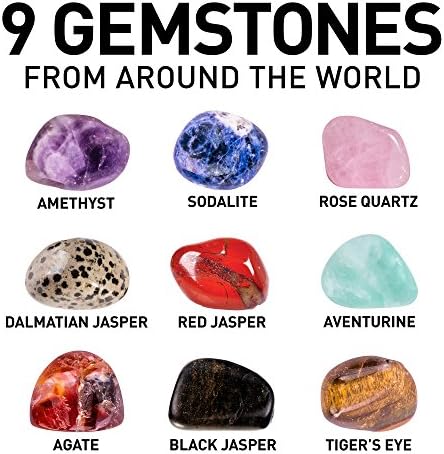 National Geographic Hobby Rock Tumbler Kit for Kids and Adults Ages 8+ | Rough Gemstones, 4 Polishing Grits, Rock Polisher, Geology Science Kit, Rock Tumbling for Kids and Adults, Birthday Gift