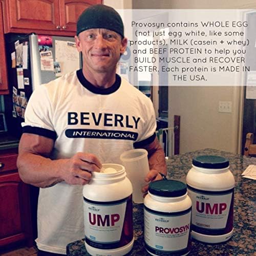 PROVOSYN Whole Egg, Milk & Beef Protein Powder, Vanilla, 616 g | Ultra-Premium Whole Egg, Casein + Whey & Beef Protein