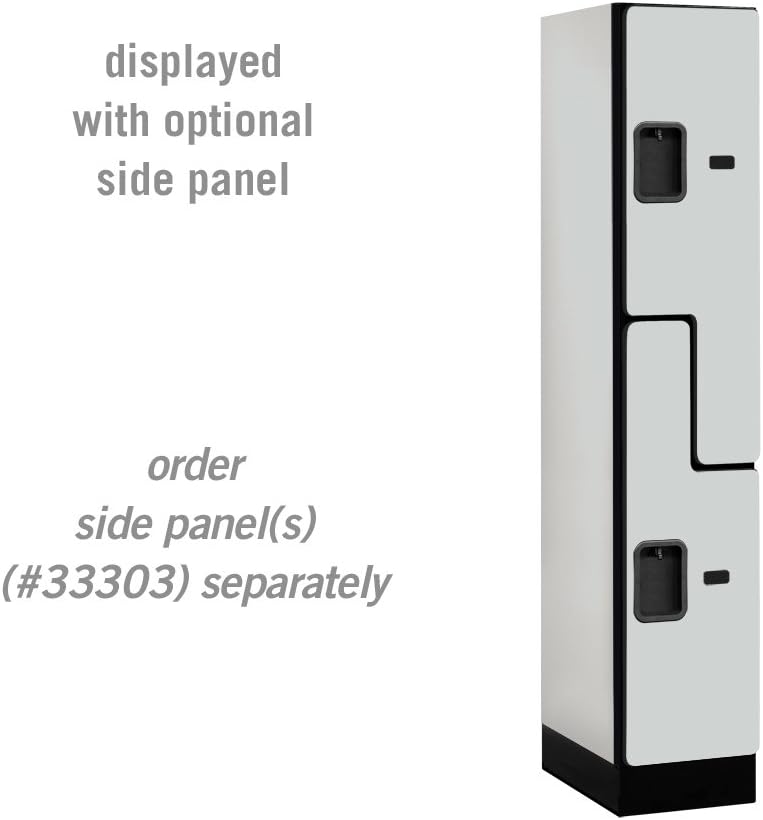 Salsbury Industries Double Tier 'S' Style Designer Wood Locker, Mahogany, 5' 3" x 15"