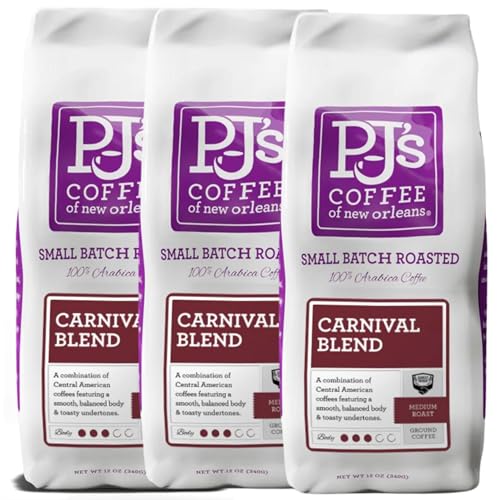 PJ's Coffee - French Roast (Pack of 1 - Ground Coffee)