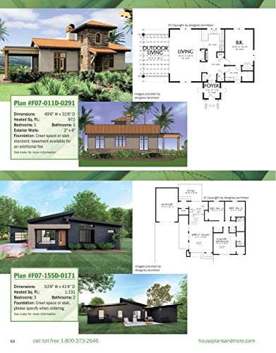 Big Book of Small Home Plans, 2nd Edition: Over 360 Home Plans Under 1200 Square Feet (Creative Homeowner) Cabins, Cottages, Tiny Houses