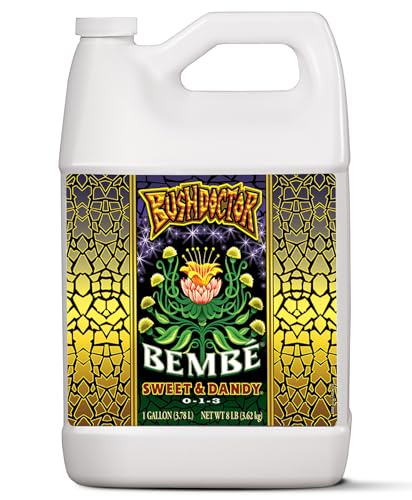FoxFarm Bush Doctor Bembé Sweet & Dandy Liquid Plant Fertilizer - Complex Nutrient Blend - 0-1-3 PK Fertilizer for In-Ground & Hydroponic Gardens - 1 Quart
