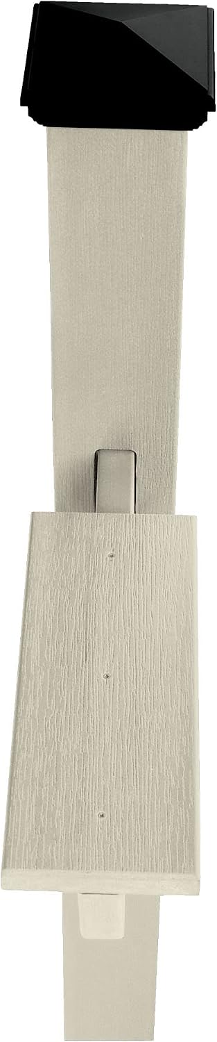 Highwood AD-MLBX1-CGE Hazelton Mailbox Post, Coastal Teak
