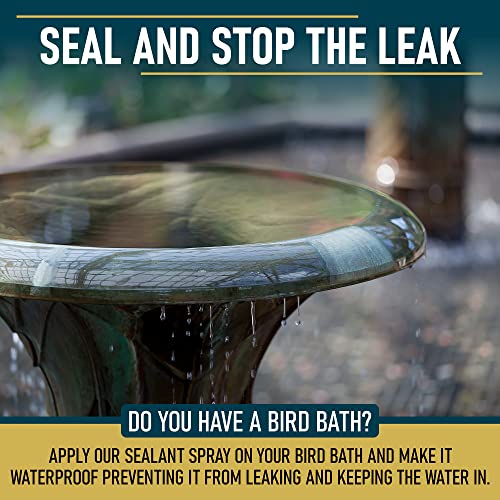 NOON'S UP Mica-Seal Waterproof Bird Bath & Concrete Sealer Spray, 16.90 oz
