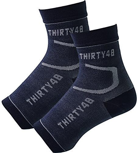 Plantar Fasciitis 20-30 mmHg Ankle Compression Socks, Foot Brace | Increase Blood Circulation, Relieve Arch Pain, Reduce Foot Swelling, Achilles Tendonitis, Open Toe Stabilizing Sleeve Wrap
