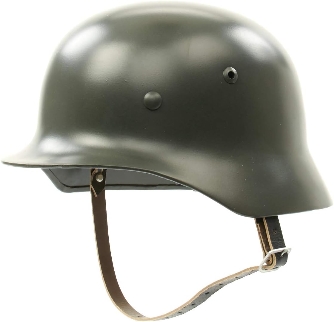German WWII M35 Steel Helmet- Stahlhelm 35 WW2 M1935- Extra Large Shell- Size 70