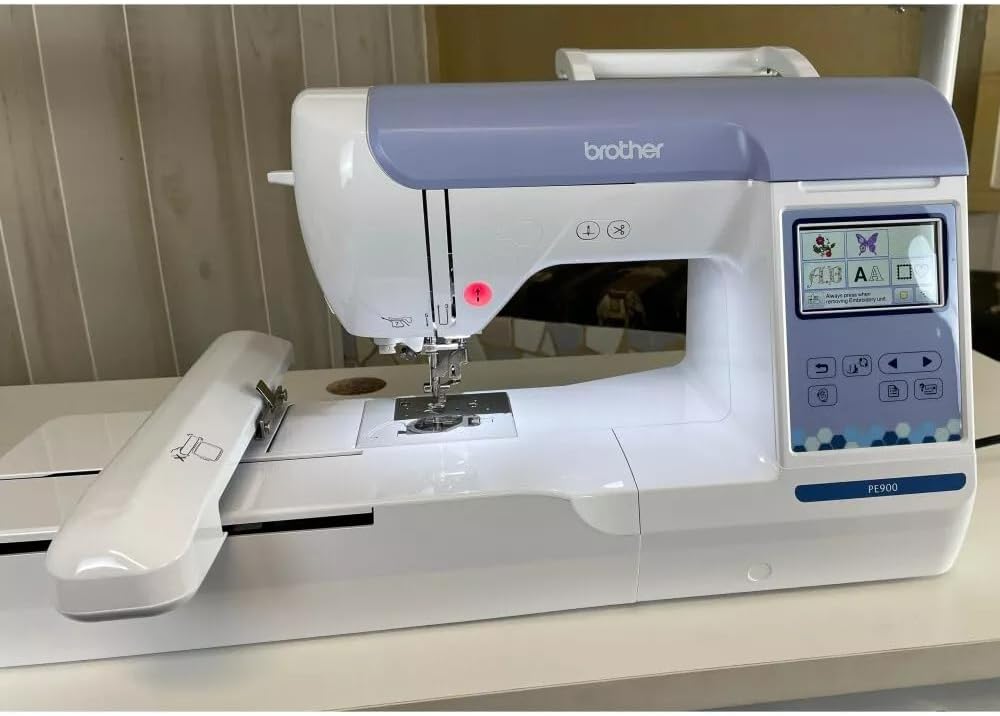 LNKA Embroidery Foot Q Foot XD0474051 for Brother SE-350, SE400, PE770 | Embroidery Foot for brother Sewing Machine Low Shank Presser Feet PE900