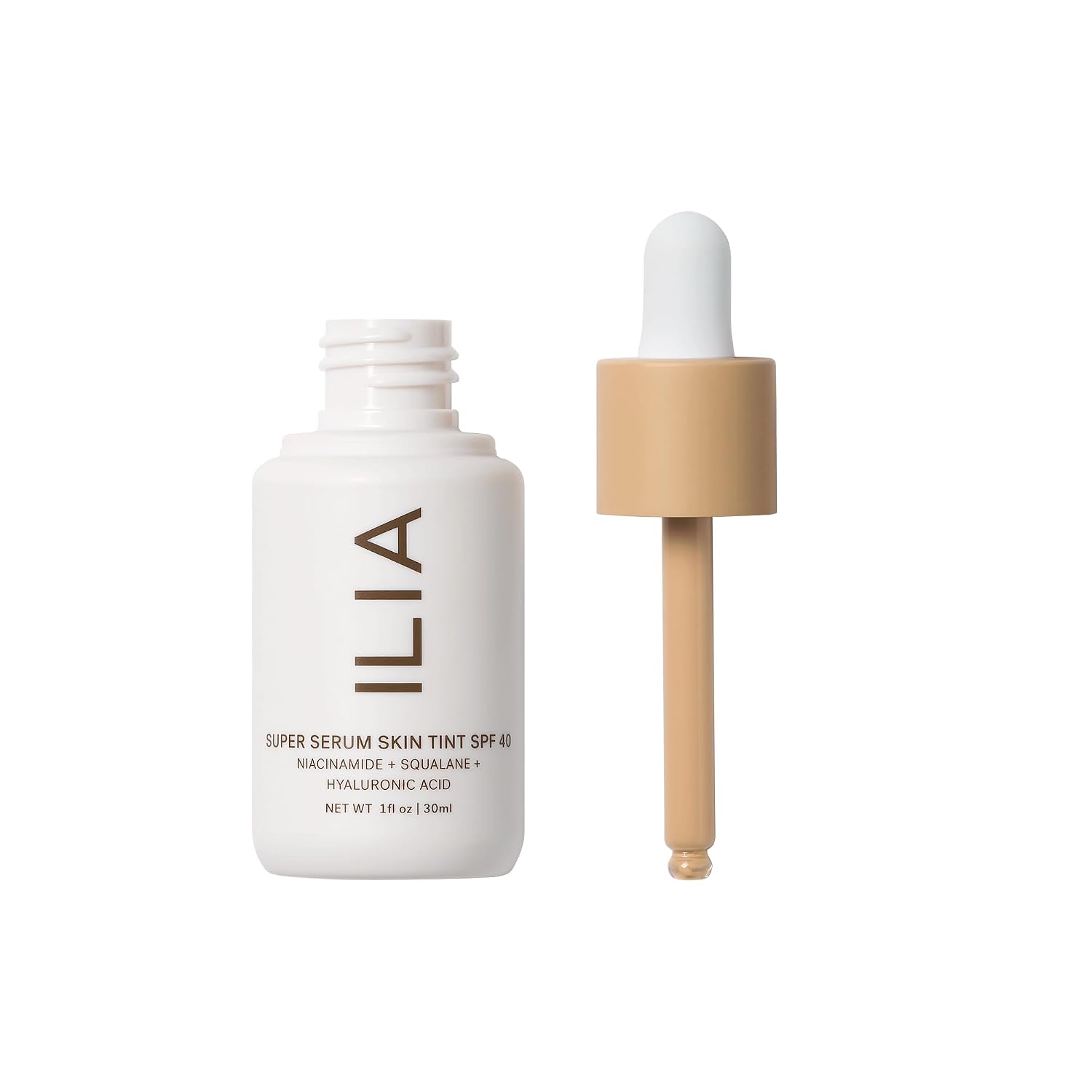 ILIA - Super Serum Skin Tint SPF 40 (Diaz ST7, 1 fl oz | 30 ml)