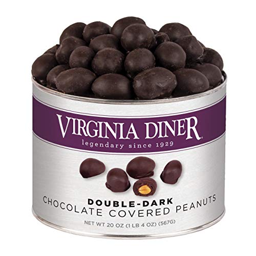 Virginia Diner Chocolate Pecan Dovetail Candy Clusters with Caramel - Preservative Free from Virginia Since 1929-18 Oz