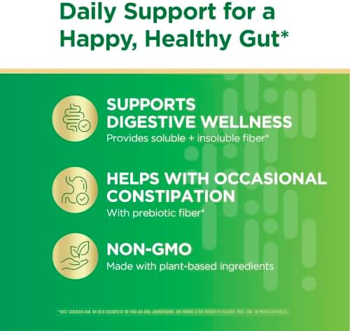 Renew Life Daily Digestive Prebiotic Fiber | 150 Vegan Capsules