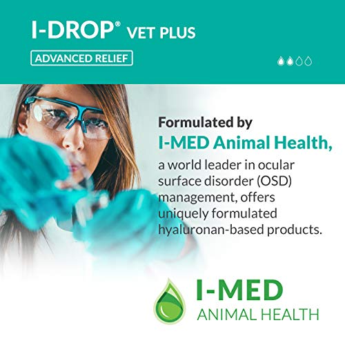 I-DROP Vet Plus Dog Eye Drops, 0.25% Hyaluronan, Seasonal Dry Eye