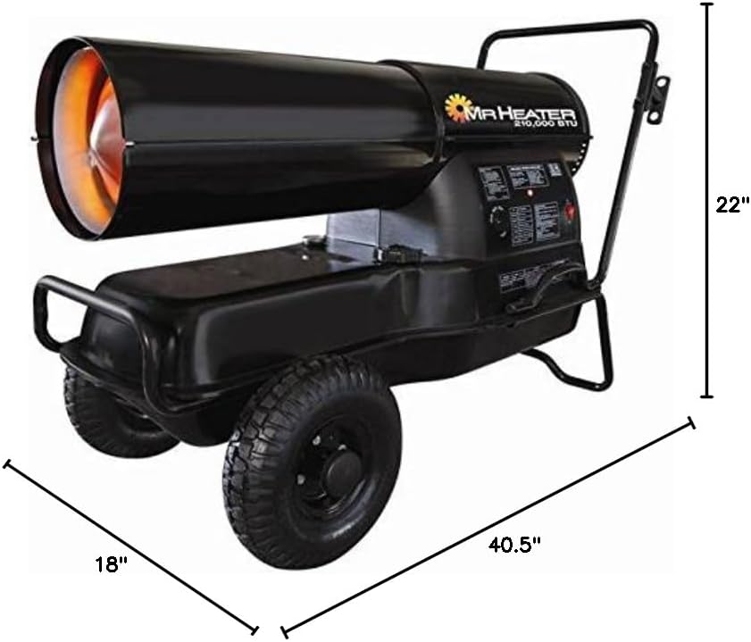 Mr. Heater 210,000 BTU Forced Air Kerosene Heater