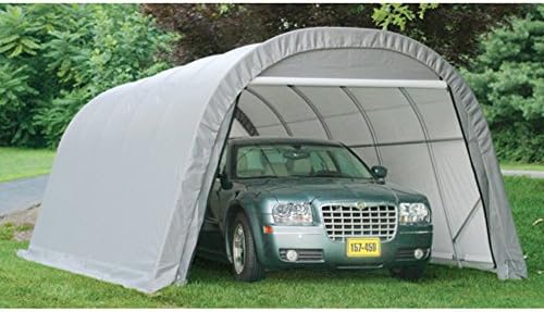 ShelterLogic 71332 Grey 12'x20'x8' Round Style Shelter