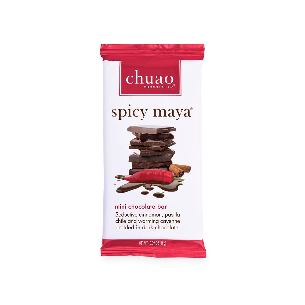 Chuao Chocolatier Salted Chocolate Crunch Dark Chocolate Mini Gourmet Chocolate Bar, 24-Ct. (0.39 oz. each)
