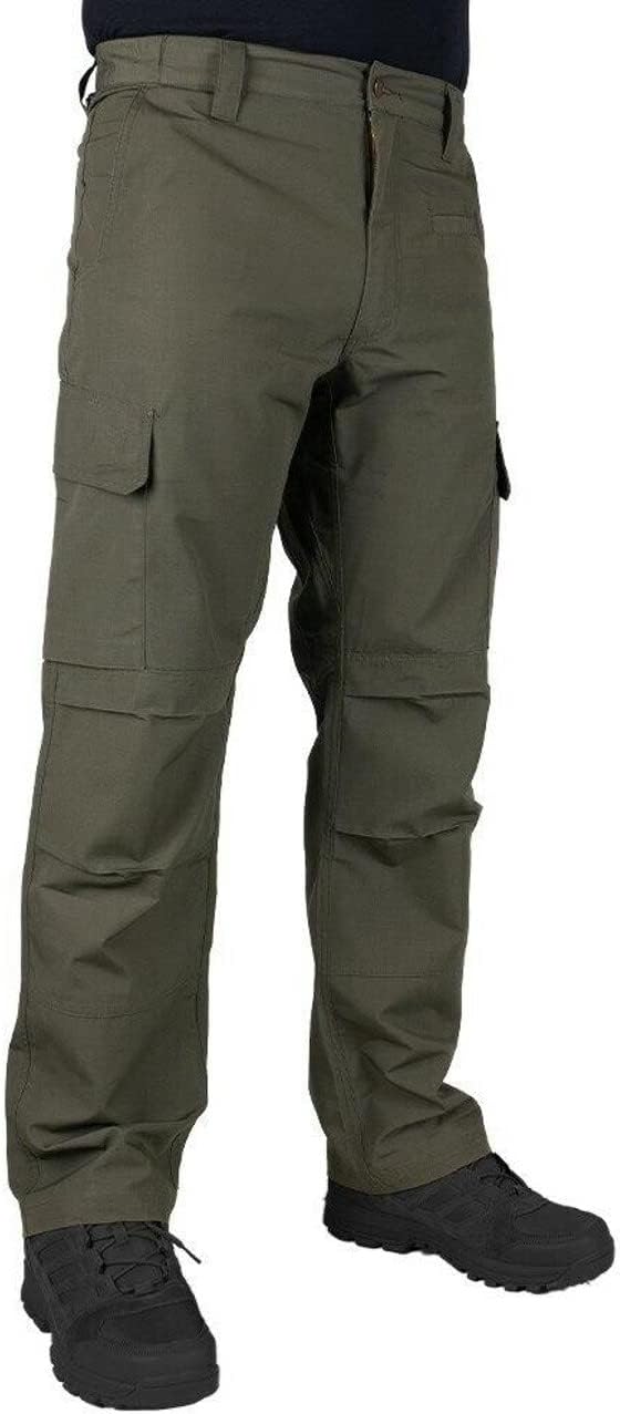 LA Police Gear LAPG Men's Urban Ops Tactical Pants | Gusseted Crotch, Ripstop, Water & Stain Resistant Work Pants for Men