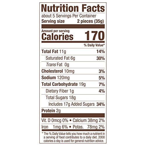 Russell Stover Milk Chocolate Toffee Squares Peg Bag, 5.4 Ounce