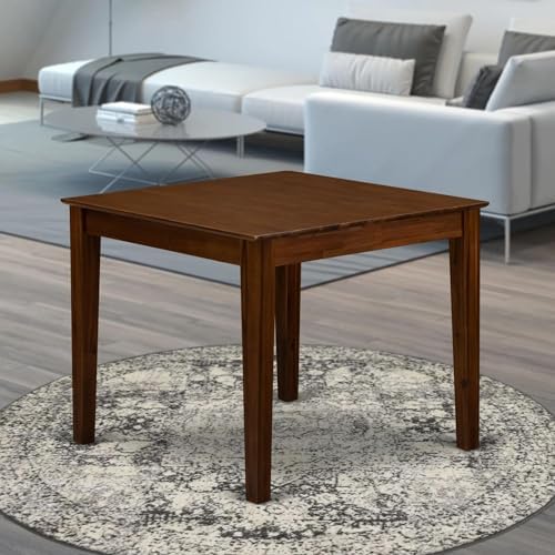 East West Furniture OXT-ANA-T Oxford Square Dining Table for Small Spaces, 36x36 Inch, Natural