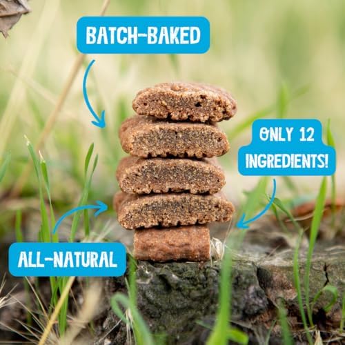 Blue Dog Bakery Natural Dog Treats, Softies, Peanut Butter Flavor, 16.2oz Bag, 6 Bags | Soft & Chewy Oven-Baked Dog Treat Chews, Made with Real Peanut Butter & Other Real Premium Wholesome Ingredients in the USA