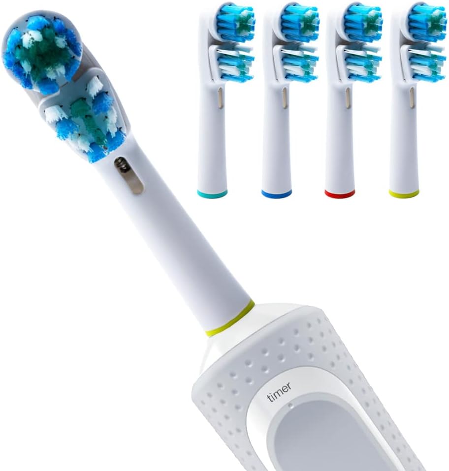 Replacement Brush Heads for Braun Dual Clean Oral-B Electric Toothbrush, Vitality Floss Action, Genius, Smart Series Pro, Triumph